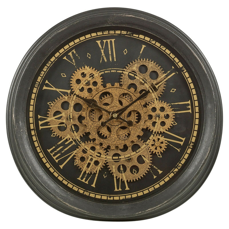 Norb Wall Clock, Gold