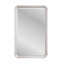 Salver Rectangle Solid Wood Beveled Wall Mirror