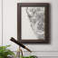 Graphite Bison Portrait I - reproduction d'art sur toile encadrée-73984806