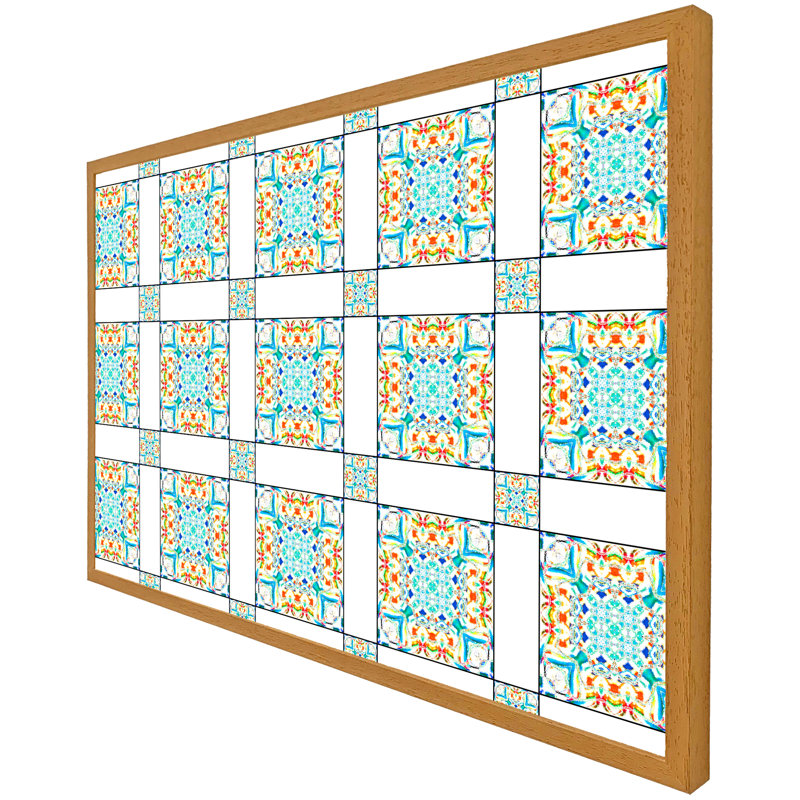Single Picture Frame Print, 41cm H x 61cm W x 4cm D, Oak