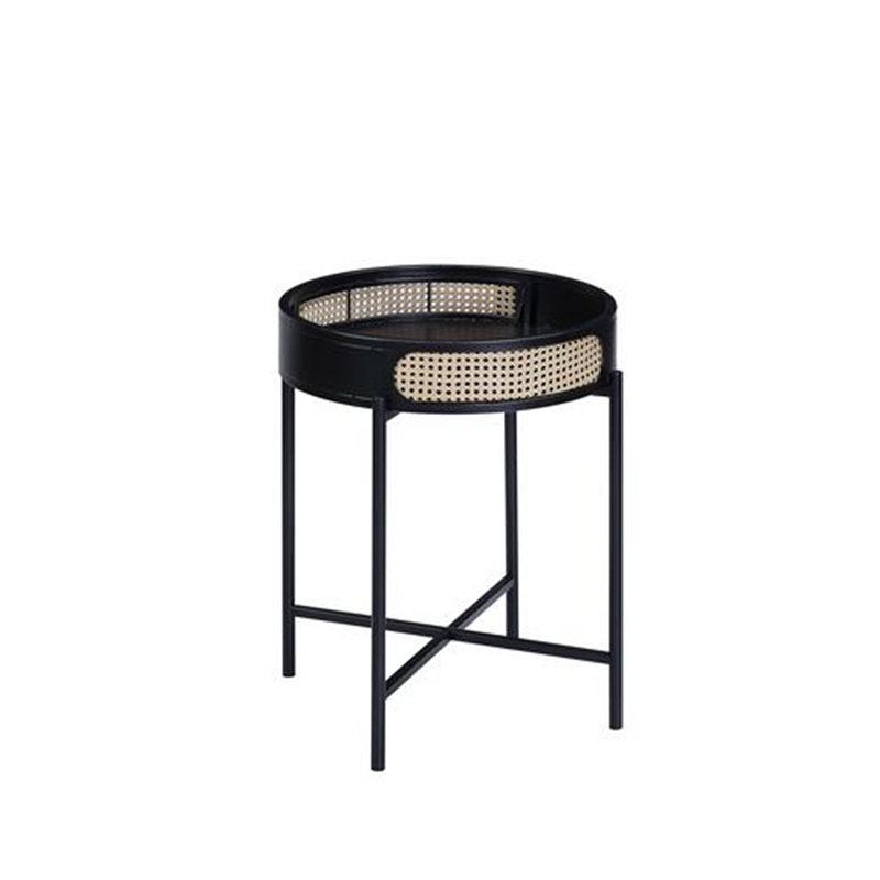 Colson Black Finish End Table
