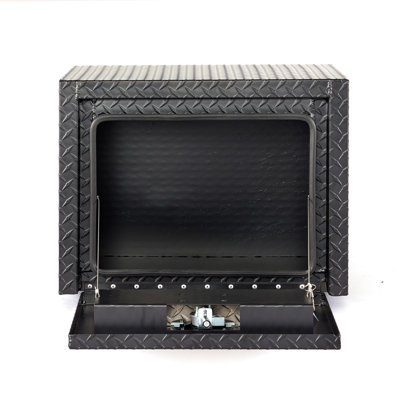 Heavy Duty 24 Inch Aluminum Tool Storage Organizer For Trucks With Air-Tight Seal, And Secure Universal Fit Lightweight