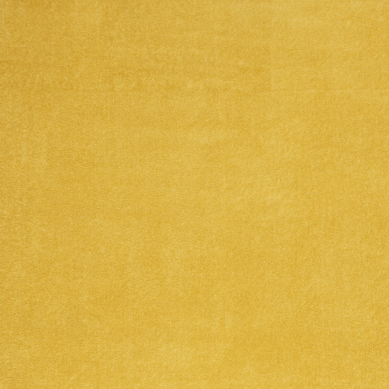 Tapis jaune uni Mullican Sandy, Rectangle 5 pi x 7 pi
