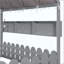 Lit maison pour enfants, lit au sol avec garde-corps, tente, lumières et 3 tablettes de rangement-294372849-294372841