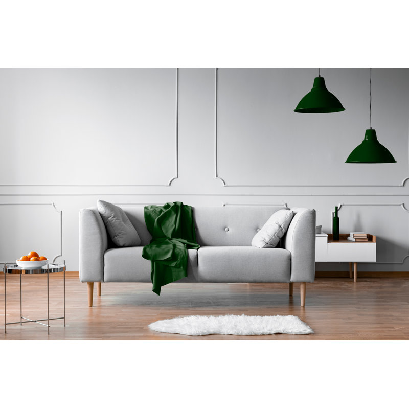 Jeté polaire 50 po x 60 po, Vert foncé