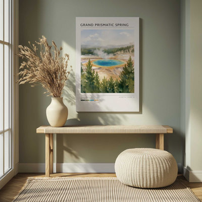 Grand Prismatic Spring, Yellowstone Canvas Art Print