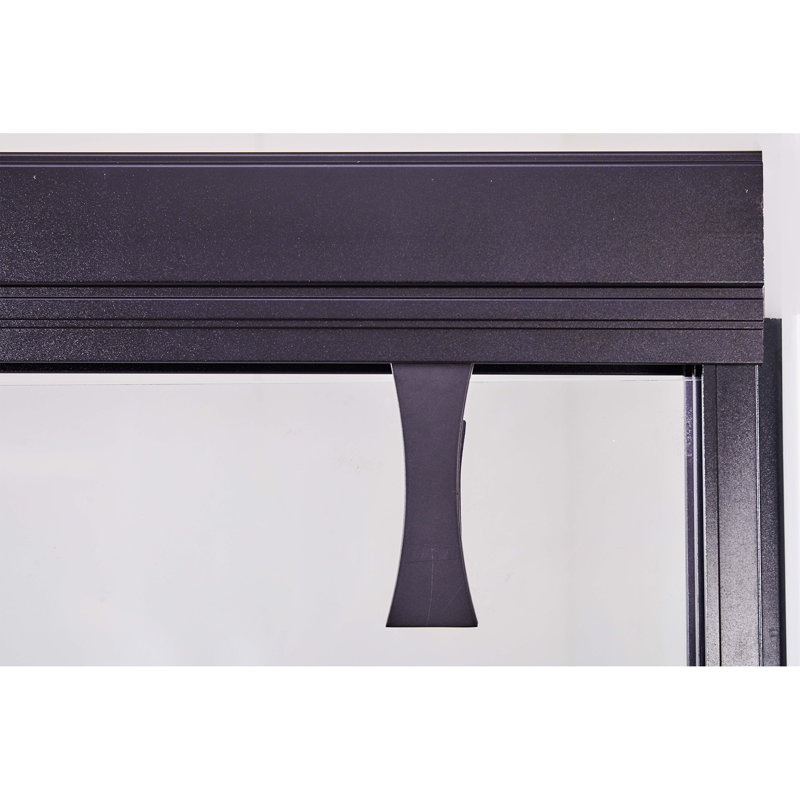 Shower Doors, Matte Black