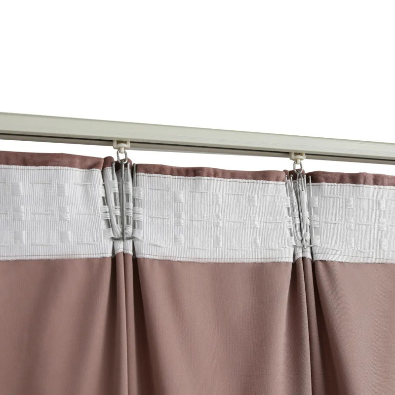 Dollman Velvet Blackout Curtain Single Panel, 140cm Width x 245cm Drop, Antique Pink