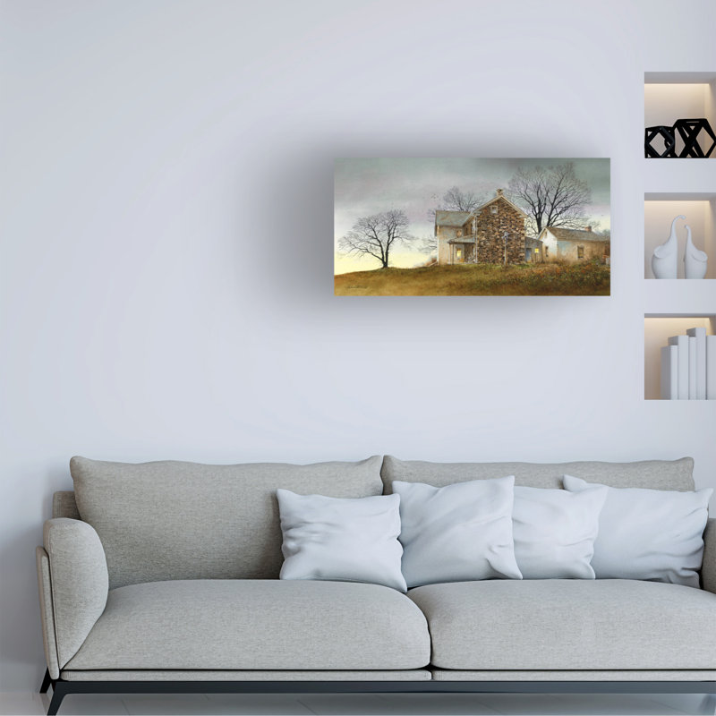 Ray Hendershot FLY OVER Canvas Art, 12" H x 24" W