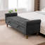 Banc de rangement en polyester multifonctionnel-247640069