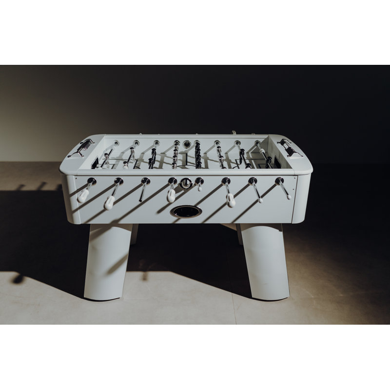 145cm L Foosball Table with Telescopic Rods, White