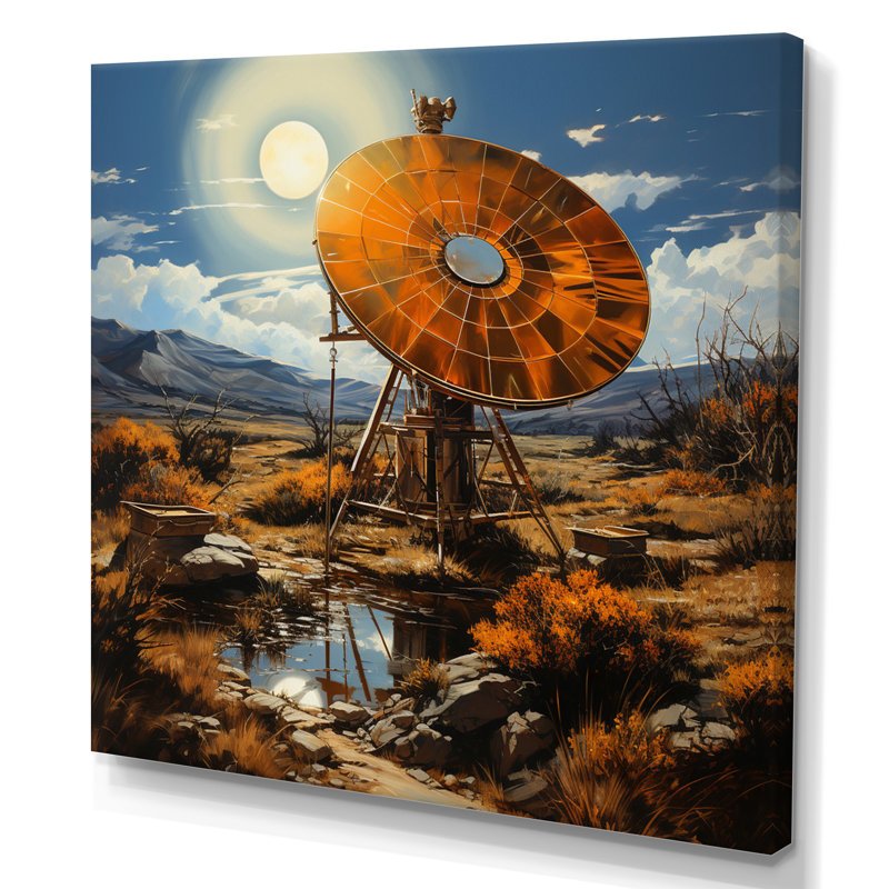 Solar Panels Renewable Energy II - Modern Canvas Prints, H 16 po x l 16 po x P 1 po, Toile tendue