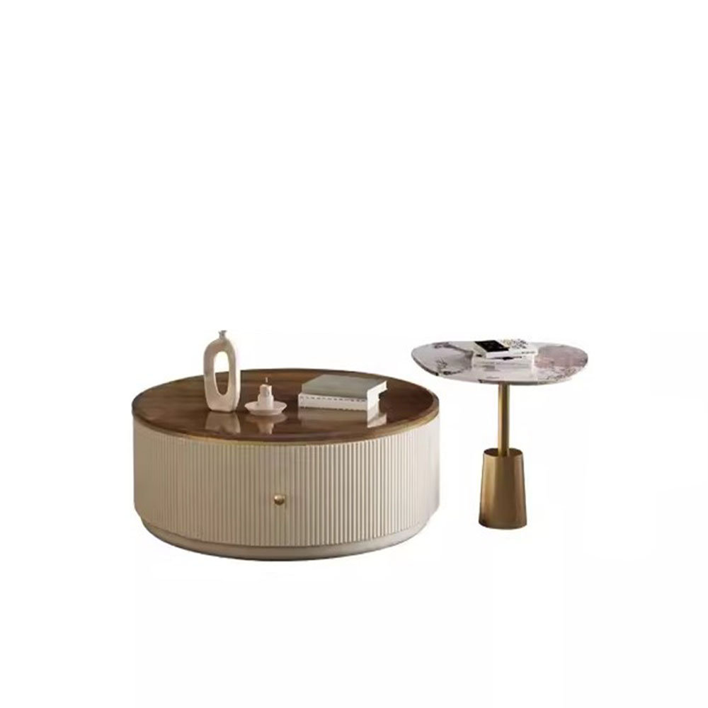 Aurora Craft High-end Light Luxury Solid Wood Coffee Table Coffee Table ...