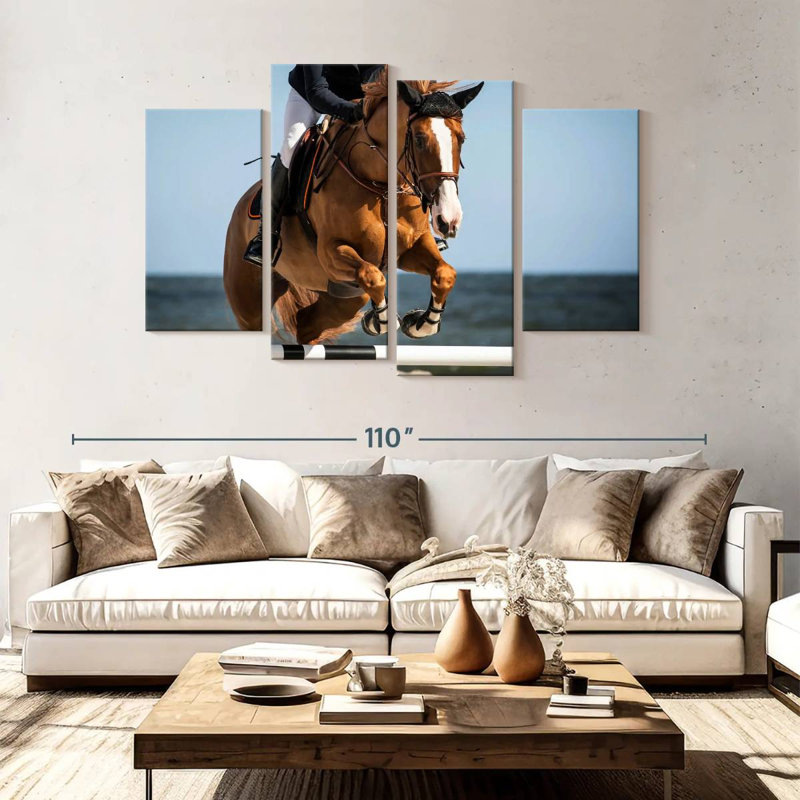 Sireci Equestrian, 54" H x 84" W
