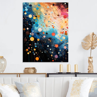 Pink And Blue Neon Pop Art IV - Pop Art Metal Wall Art