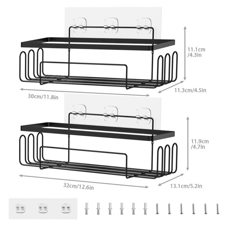 Tello Adhesive Stainless Steel Shower Shelf