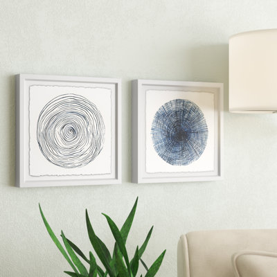 " Circle Lines " by Marmont Hill 2 - Pieces