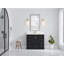 Boston 42 po X P 22 po De meuble-lavabo simple en fer forgé Quartz-108493144