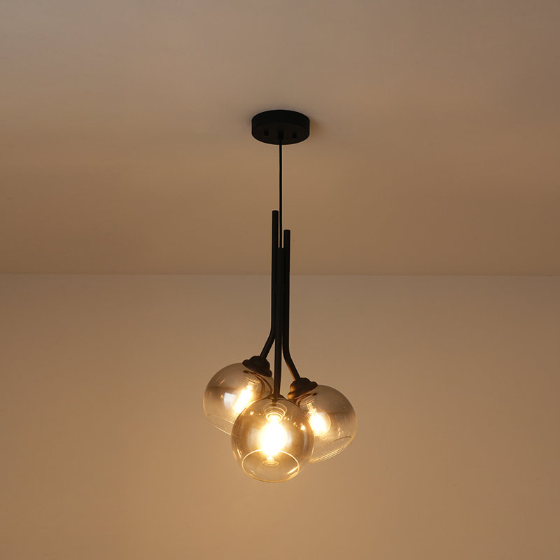 3-Light Gradient Glass Pendant