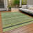 Machine Washable Indoor/Outdoor Claudian ACN1625 Aloe Rug-104236527