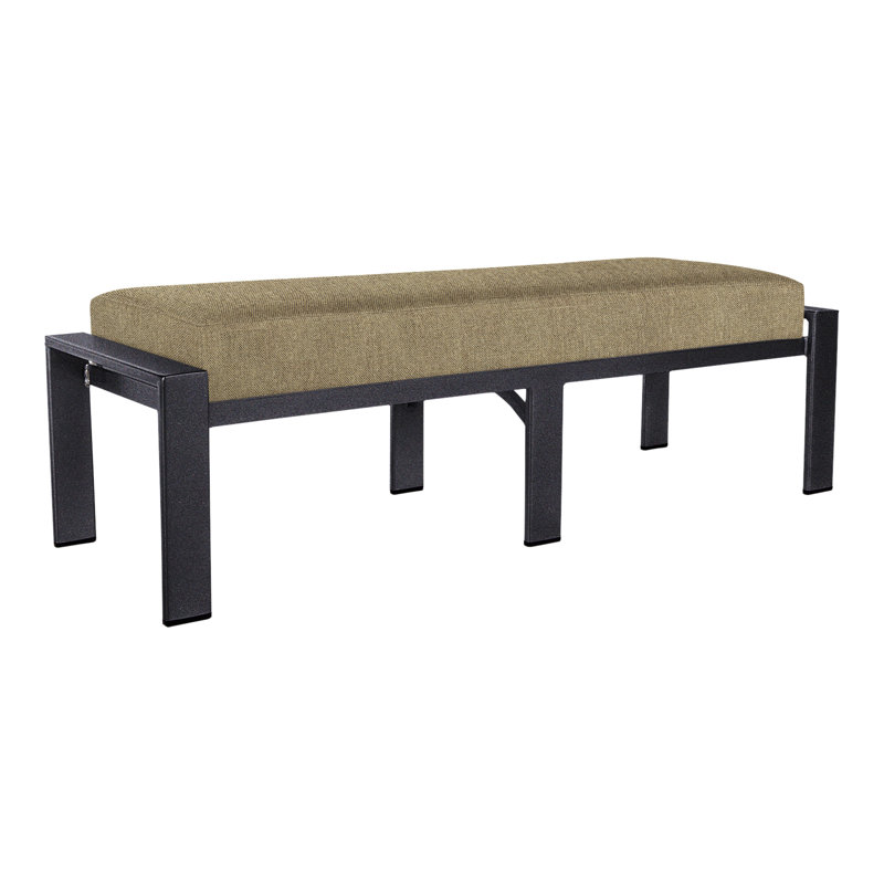 Studio Outdoor Bench, Graphite, Sahara Cafe