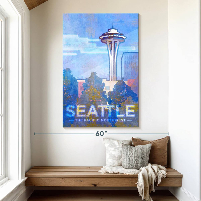 Seattle I, 51" H x 34" W