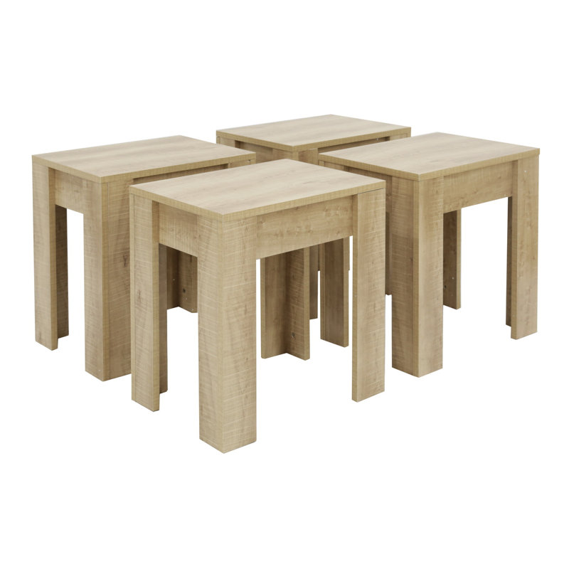 Nishaaj 4 - Person Dining Set, 75cm H x 70cm W x 110cm L