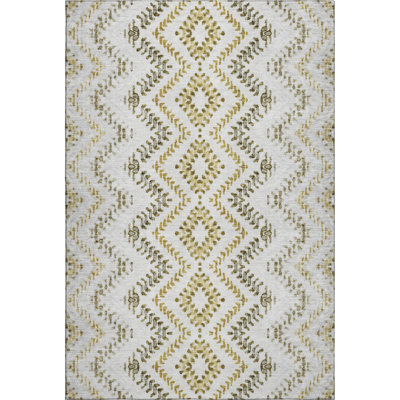 Premium Machine Washable Prisco Taupe Rug