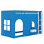 Playful Loft Bed with LED Light Strings-1650909940-1650909939