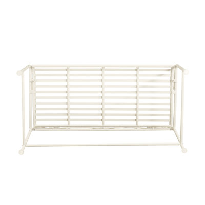 Banc de jardin extérieur - blanc