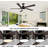 Ottenburg 64'' Ceiling Fan with LED Lights-1862111628