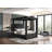 Bedroom Four - Poster King Bed In Modern Sense With Black Rich Velvet Headboard And For-620437059-620437056