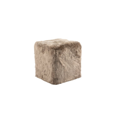 Longwool Sheepskin Cube by Everly Quinn