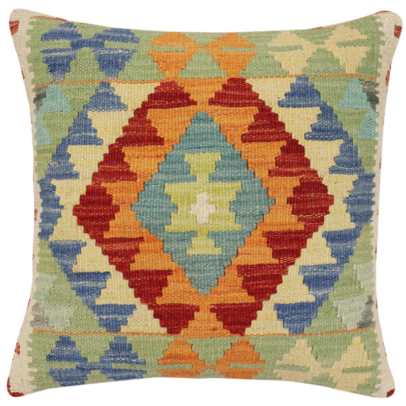 Housse et insert de coussin carré 100% laine
