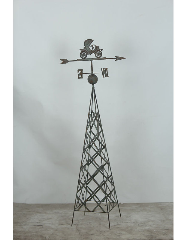 Grey Metal Garden Weathervane