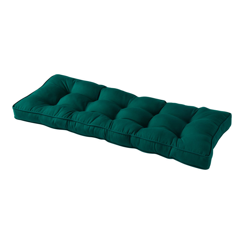 Sunbrella Outdoor Bench Seat Cushion, Canvas Forest Green Sunbrella® Canvas