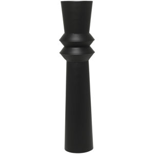 The Mable Metal Tall Art Deco Fluted Floor Vase