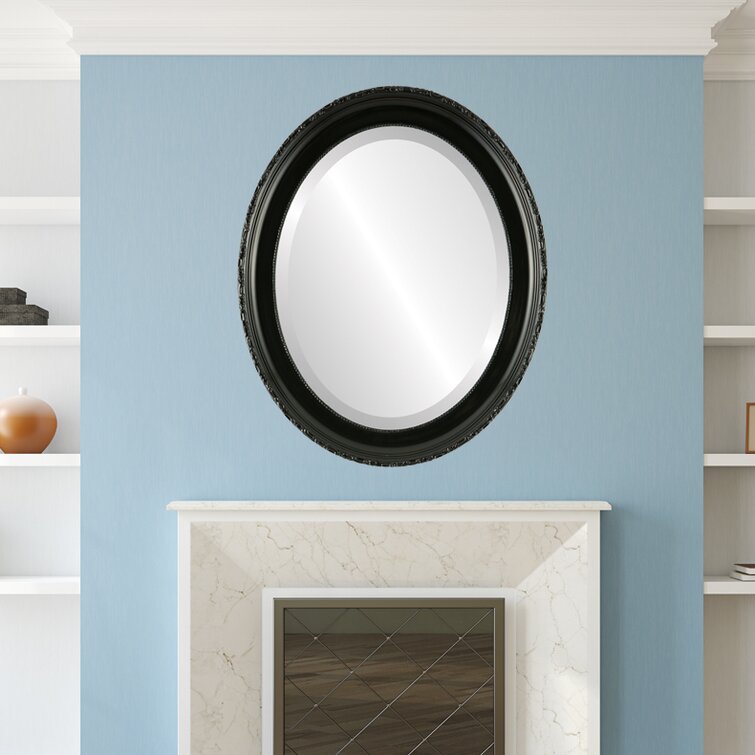 Reposa Beveled Accent Mirror white, (glass cracked)