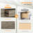 3 Drawer Cabinet With Usb