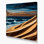 «Nautical Sand dunes», art mural sur toile brune