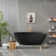 65" X 29" High-Quality Solid Surface Freestanding Tub With Ultra-Thin Edge For Ultimate Relaxation