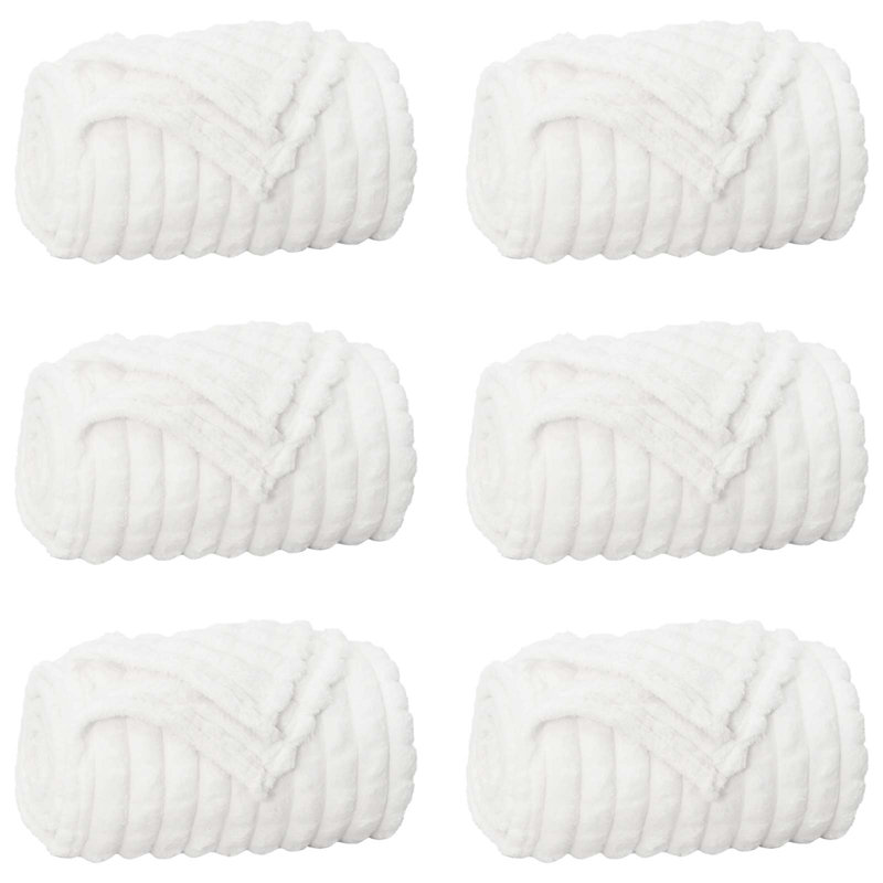 3.3-32 Throw Blanket, 240cm x 220cm, White
