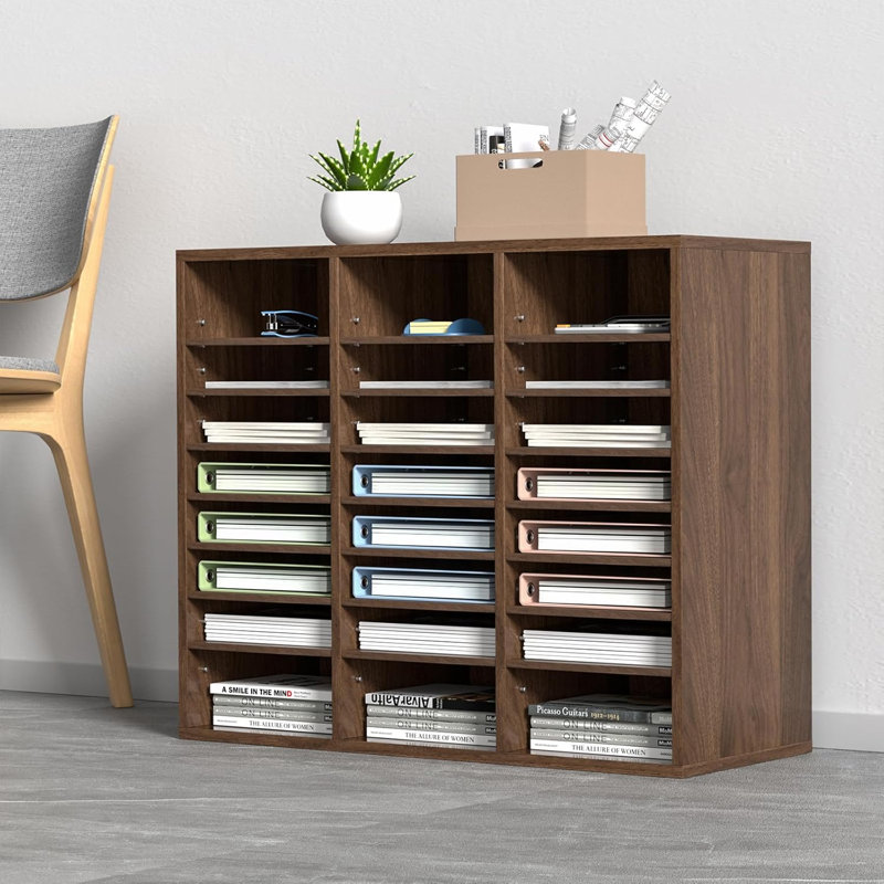 Boîte aux lettres de bureau à 24 compartiments, tablettes réglables