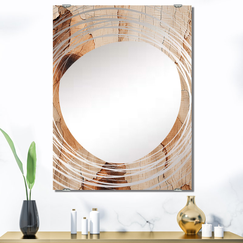 Damiean - Miroir mural grand arbre MIR136562, 40 po x 30 po