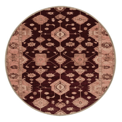 Tapis brun lavable à la machine