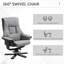Lad 78cm Wide Swivel Standard Recliner