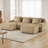 114" Flannel U-Shaped Modular Sectional With Movable Ottomans-1711049551-1704050400