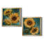 Tournesol I - ensemble de 2 reproductions d'art encadrées-797026826-797026824-797026818