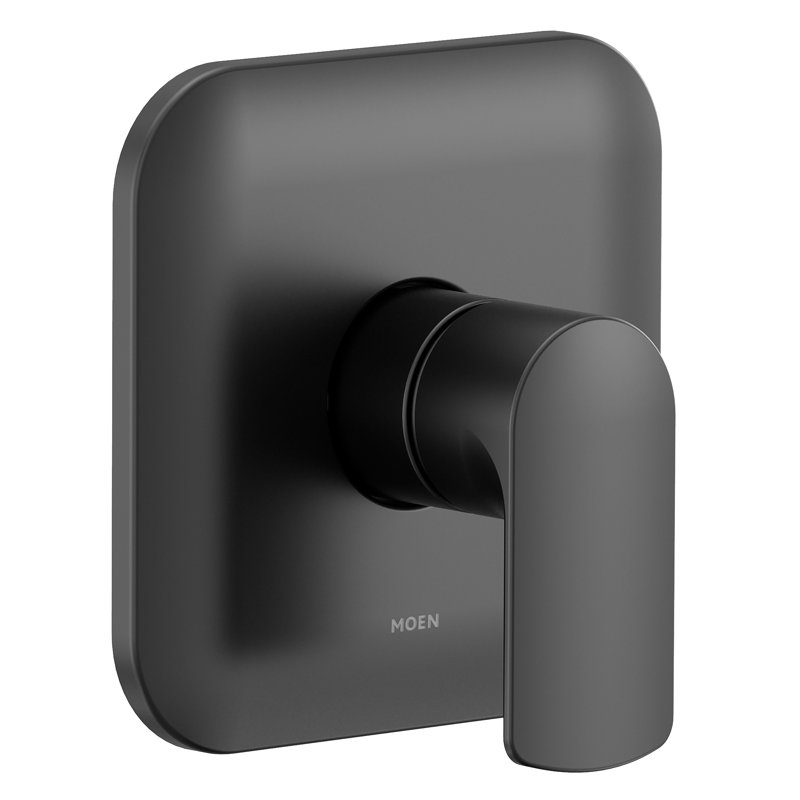 Valve thermostatique Rizon, Noir mat