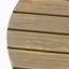 Table d'appoint d'extérieur en bois d'acacia durable avec conception à lattes classique, parfaite pour la terrasse et la cour